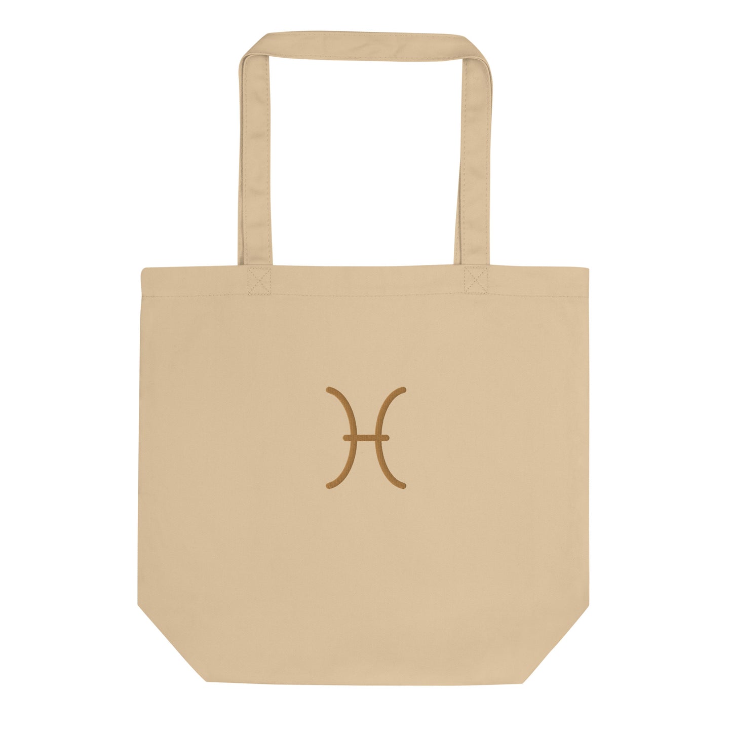 Pisces - Small Open Tote Bag - Gold Thread